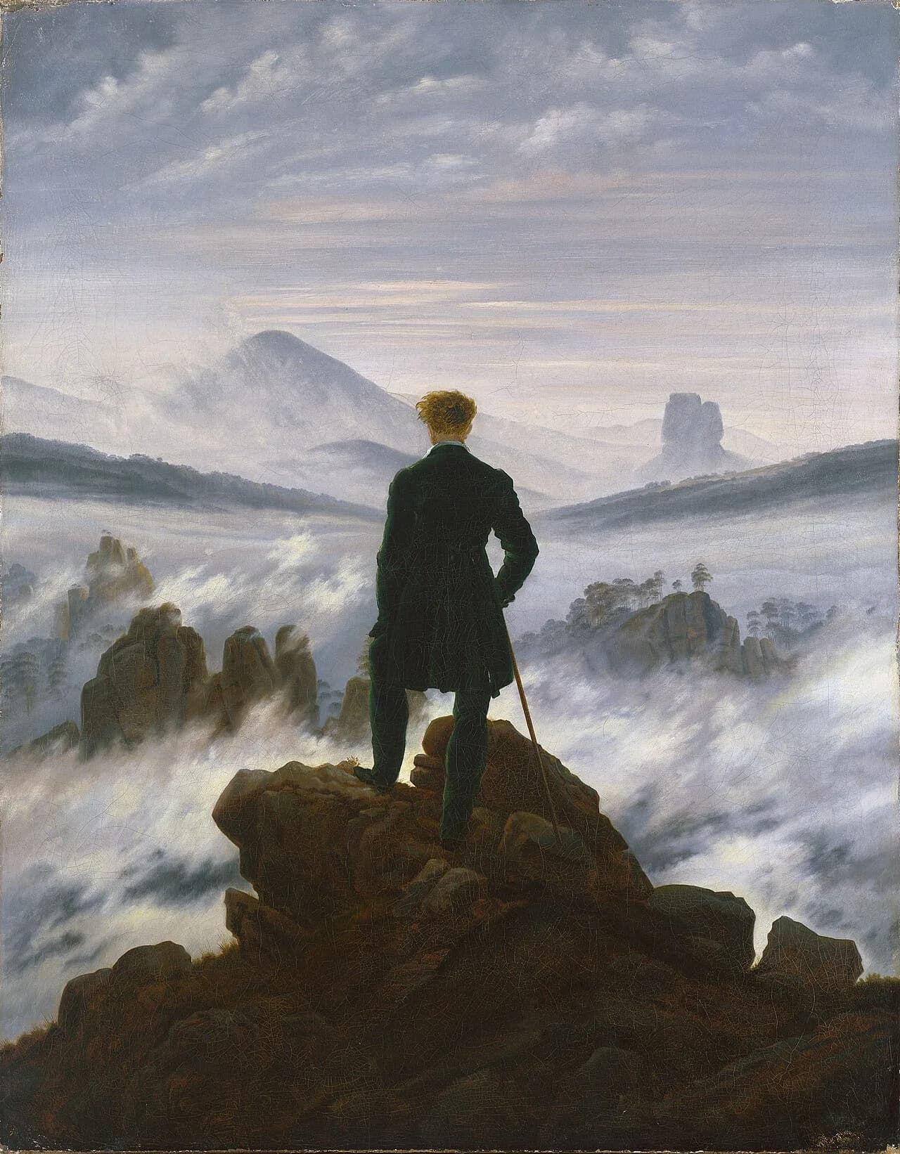 Caspar David Friedrich, Wanderer Above the Sea of Fog